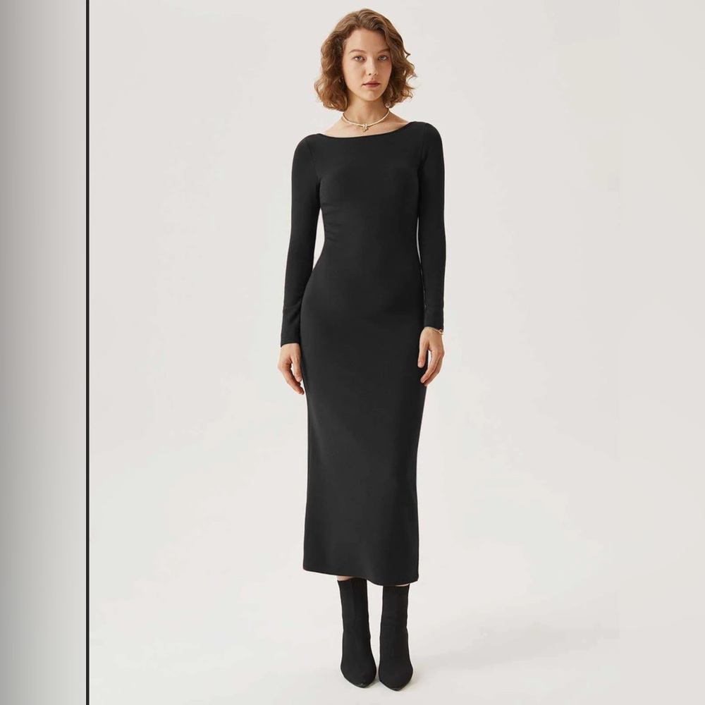 ProWarm Open Back Brami Midi Dress
Black Medium - Picture 4 of 7